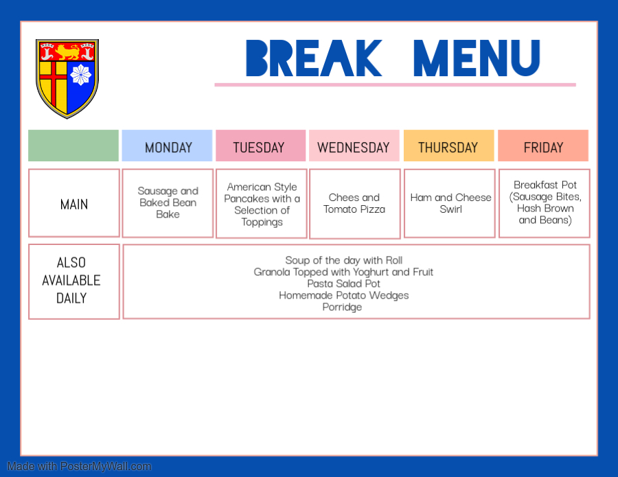 Break Menu