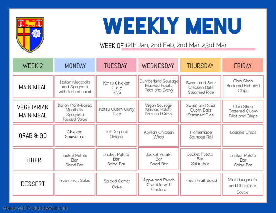 Menu - Week2