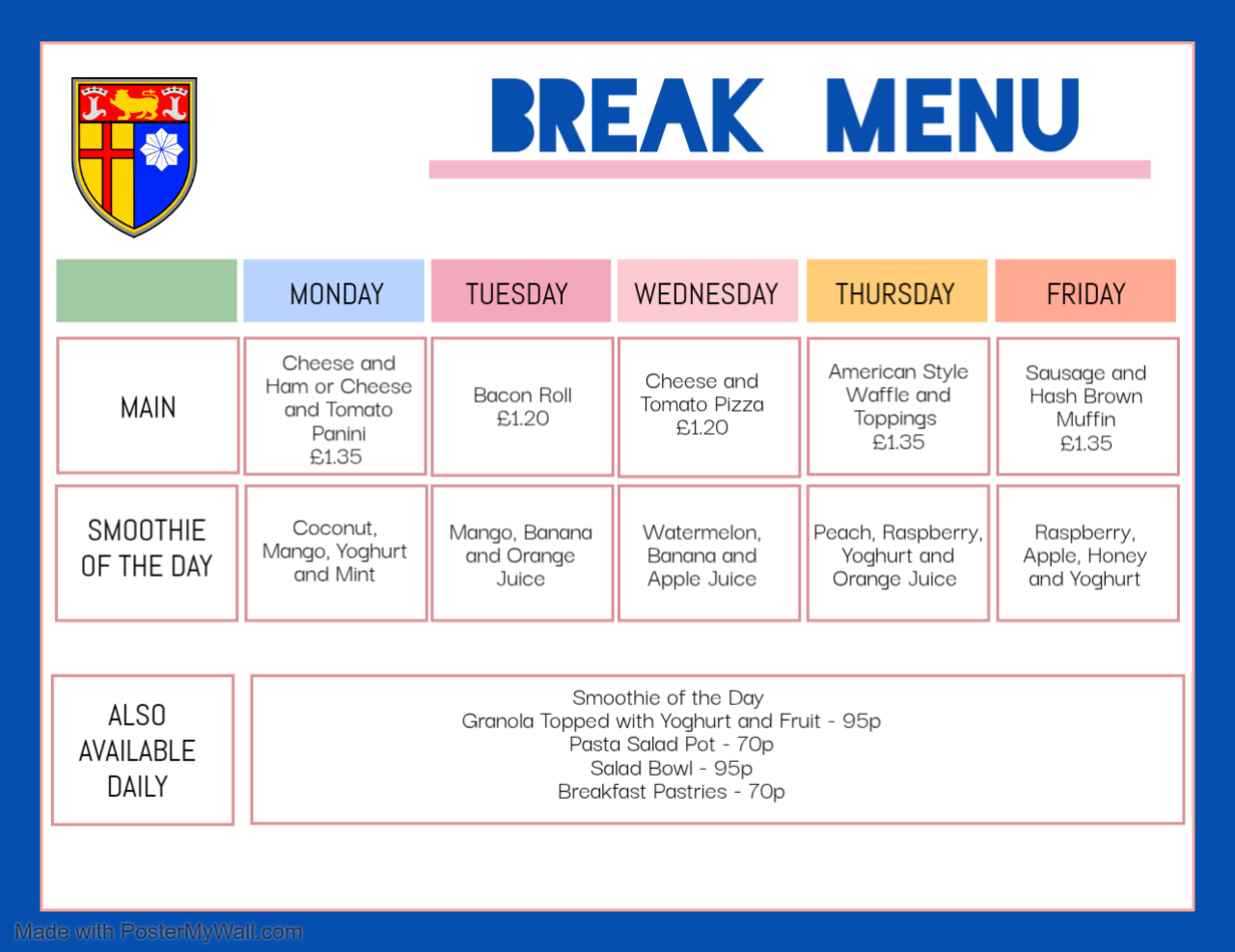 Break Menu