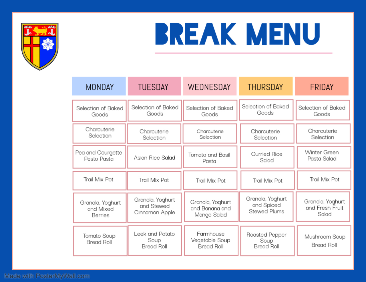 Break Menu